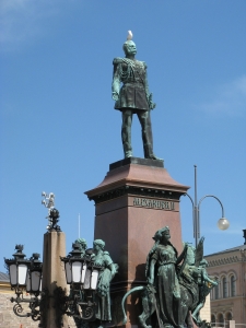 スウェーデン王国からロシア帝国の支配下に移ったフィンランド人にフィンランド人らしくあることを奨励したロシア皇帝アレクサンドル2世　（画像提供：City of Helsinki Media Bank）